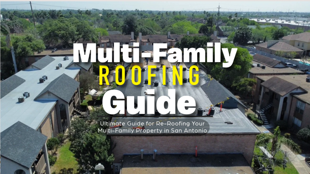 Multi-Family Re-Roofing Experts in San Antonio: 5 Keys to a Successful Re-Roof Professional multi-family re-roofing project in San Antonio featuring flat TPO and shingle roof installation by Bison Roofing.