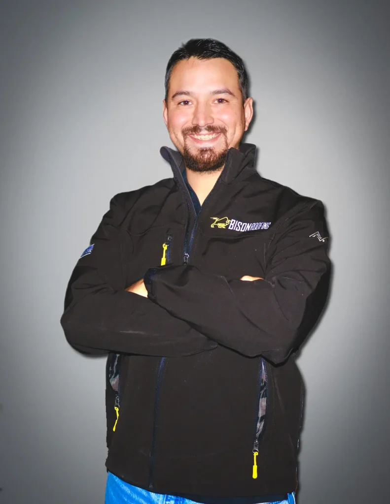 Our Team Headshot of Hugo Sarabia, Content Creator and Marketing Assistant for Bison Roofing